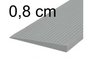 Türschwellenrampe 0,8 cm grau